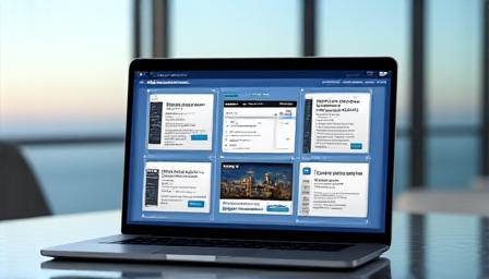 Collection of digital assets on a screen